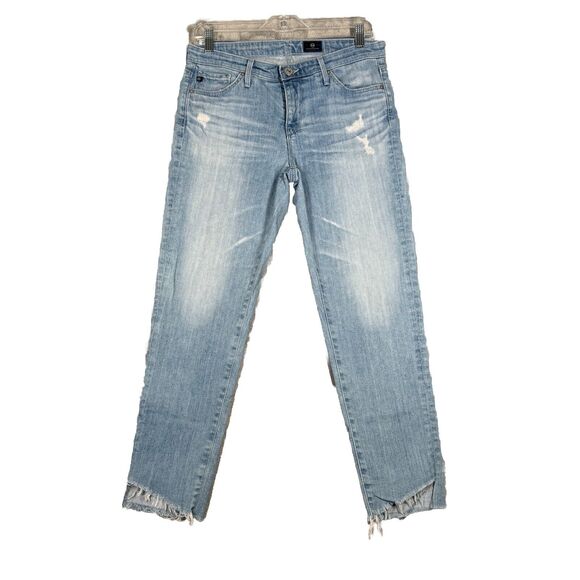 AG Adriano Goldschmied Jeans Womens 4 28" Blue Skinny Fading Everyday Casual - Picture 1 of 11